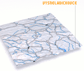 3d view of Vyšné Ladičkovce