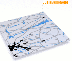 3d view of Lubiejewo Nowe