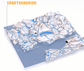 3d view of Spartokhórion