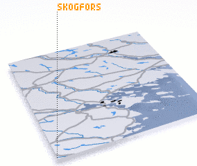 3d view of Skogfors