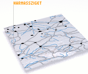 3d view of Hármassziget