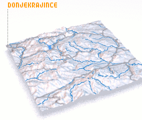 3d view of Donje Krajince