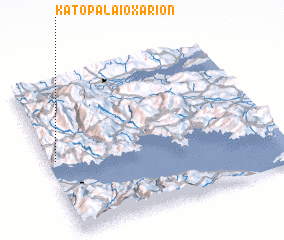 3d view of Káto Palaioxárion