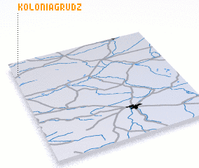 3d view of Kolonia Grudź