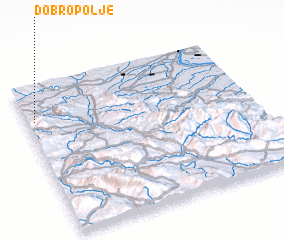 3d view of Dobro Polje