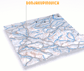 3d view of Donja Kupinovica