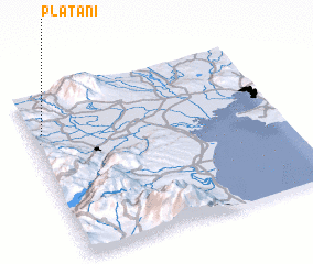 3d view of Platáni