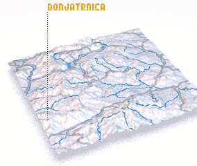 3d view of Donja Trnica