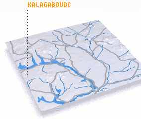 3d view of Kalaga Boudo