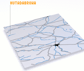 3d view of Huta Dąbrowa