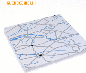 3d view of Głębocz Wielki