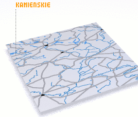 3d view of Kamieńskie