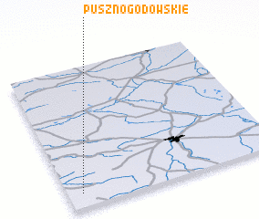 3d view of Puszno Godowskie