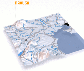 3d view of Náousa