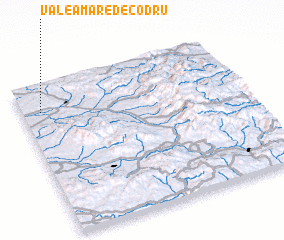 3d view of Valea Mare de Codru