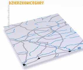 3d view of Dzierzkowice Góry