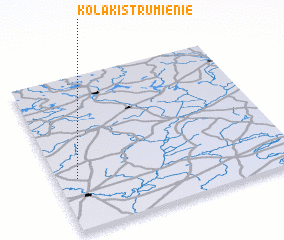 3d view of Kołaki Strumienie