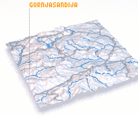 3d view of GornjaSandija