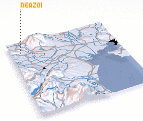 3d view of Néa Zoí