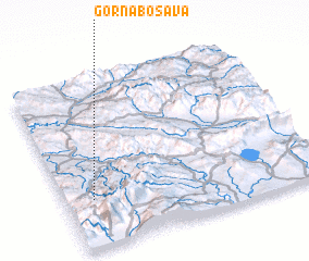 3d view of Gorna Bošava