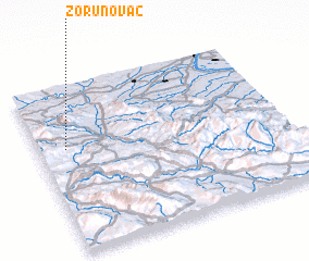 3d view of Zorunovac