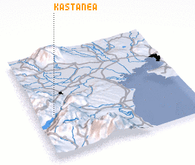 3d view of Kastanéa