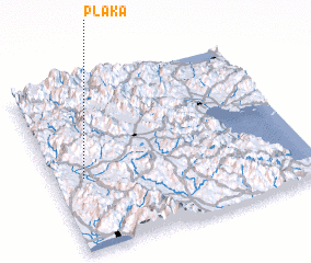 3d view of Pláka