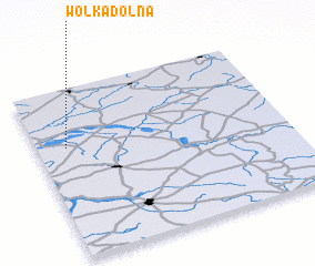 3d view of Wólka Dolna