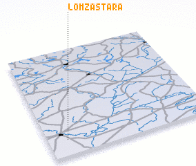 3d view of Łomża Stara