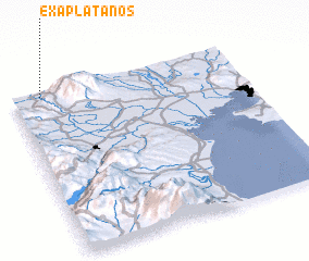 3d view of Exaplátanos