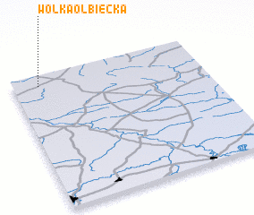 3d view of Wólka Olbięcka