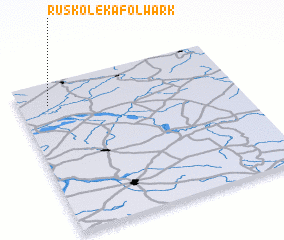 3d view of Ruskołęka Folwark