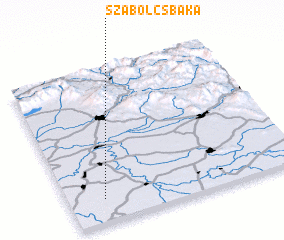 3d view of Szabolcsbáka