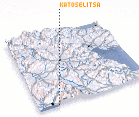 3d view of Káto Sélitsa