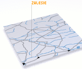 3d view of Zalesie