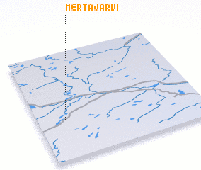 3d view of Mertajärvi