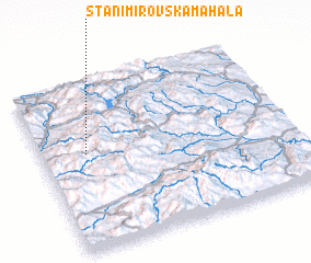 3d view of Stanimirovska Mahala