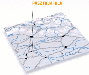 3d view of Pusztaújfalu