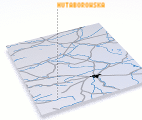 3d view of Huta Borowska