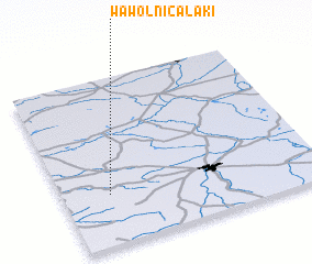 3d view of Wąwolnica Łąki