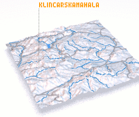 3d view of Klinčarska Mahala