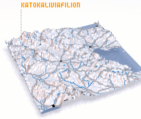 3d view of Káto Kalívia Filíon