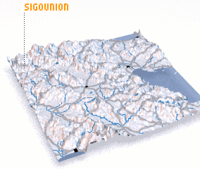 3d view of Sigoúnion