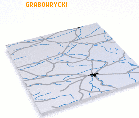 3d view of Grabów Rycki