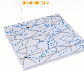 3d view of Skroda Wielka