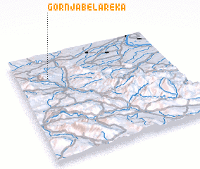 3d view of Gornja Bela Reka