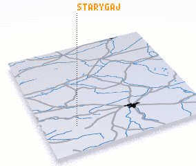 3d view of Stary Gaj