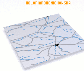 3d view of Kolonia Nowomichowska