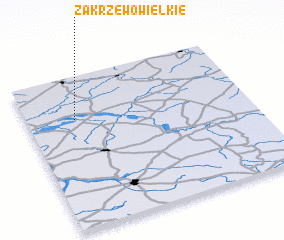 3d view of Zakrzewo Wielkie