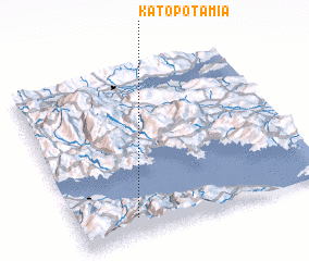 3d view of Káto Potamiá